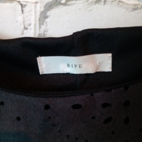 RIPE Sleeveless Laser Cut Little Black Dress S-M - Picture 7 of 8